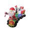 Northlight 32912559 6.5 ft. Inflatable Santa on Locomotive Train Lighted Christmas Yard Art Decoration